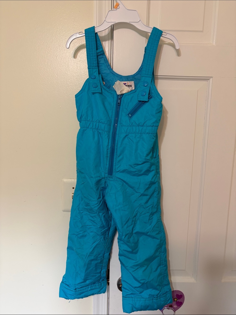 Obermeyer Turquoise Kids Snow Bib Overalls